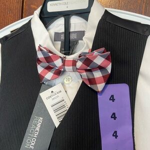 Kenneth Cole Reaction Black Vest/Pants Set